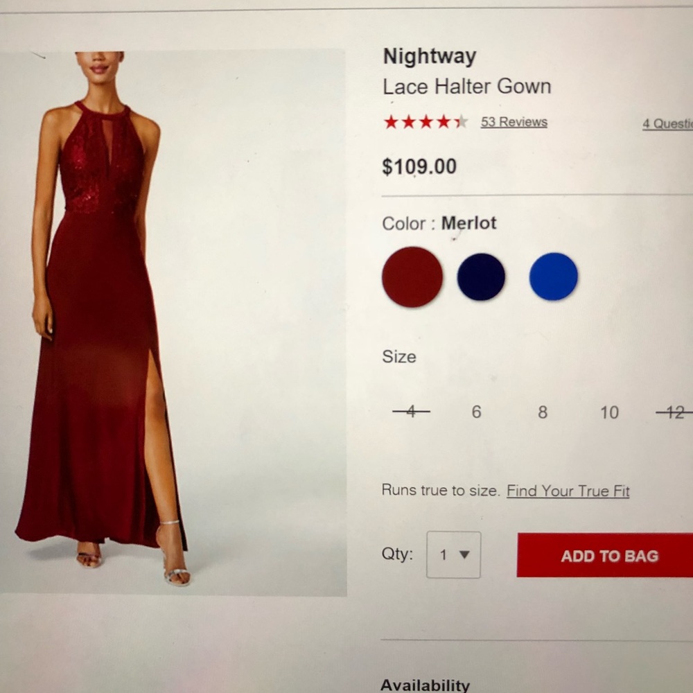 beautiful dress! received so many compliments